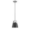 Z-Lite Z-Studio 1 Light Mini Pendant, Matte Black 726MP-MB+BN - alternate 6